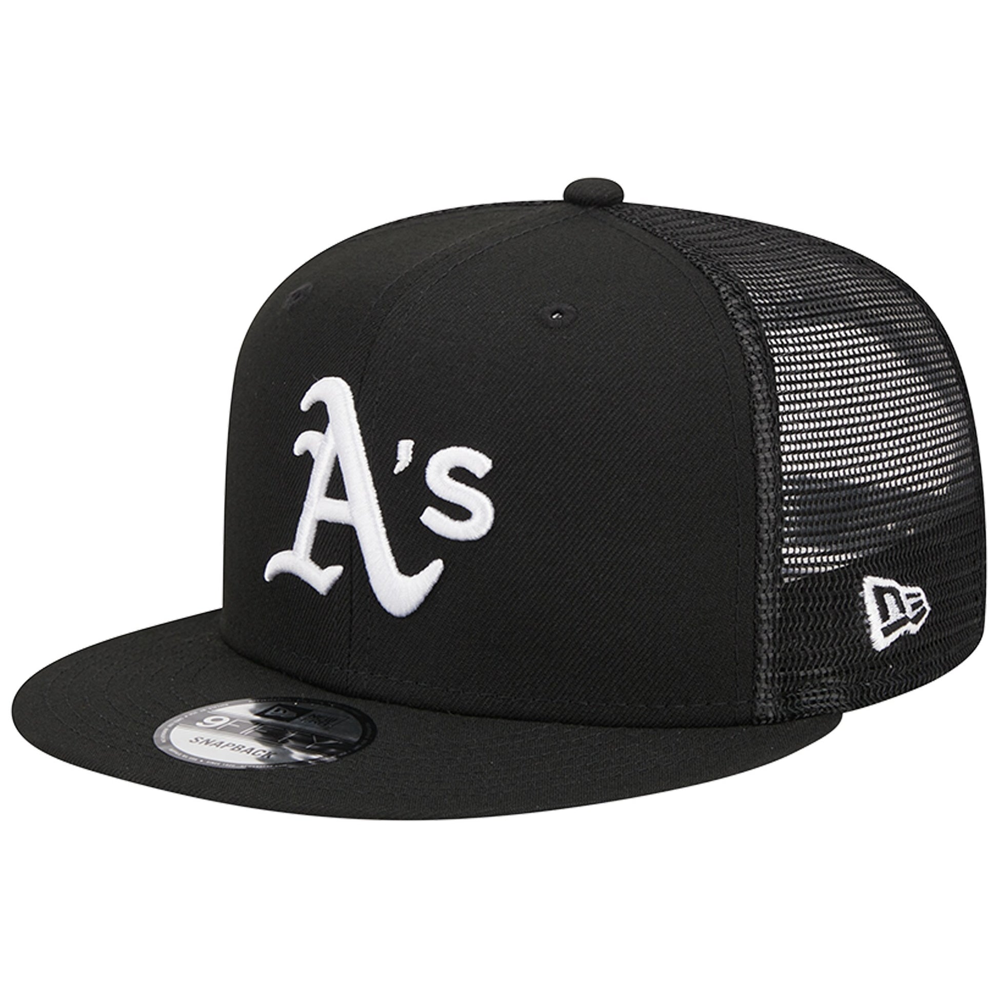 Oakland Athletics New Era Trucker 9FIFTY Snapback Hat - Black – Volleyball  Shop